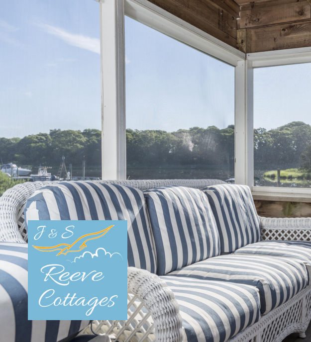 Premier Waterfront Vacation Rental Cottage 2 Screened-In Porch View