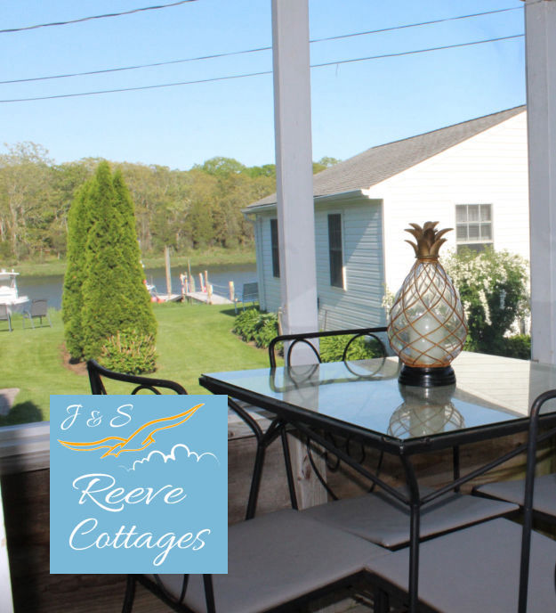 Cozy Waterfront Vacation Rental Cottage 4 Screened-In Porch View