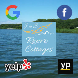 Picture of water with review images. Hit this to go to learn what others have said about our waterfront vacation rentals