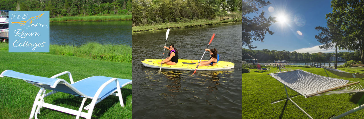 Waterfront Vacation Rental enjoyment with canoes, paddle-boards and kayaks. Complimentary use to All Guests.